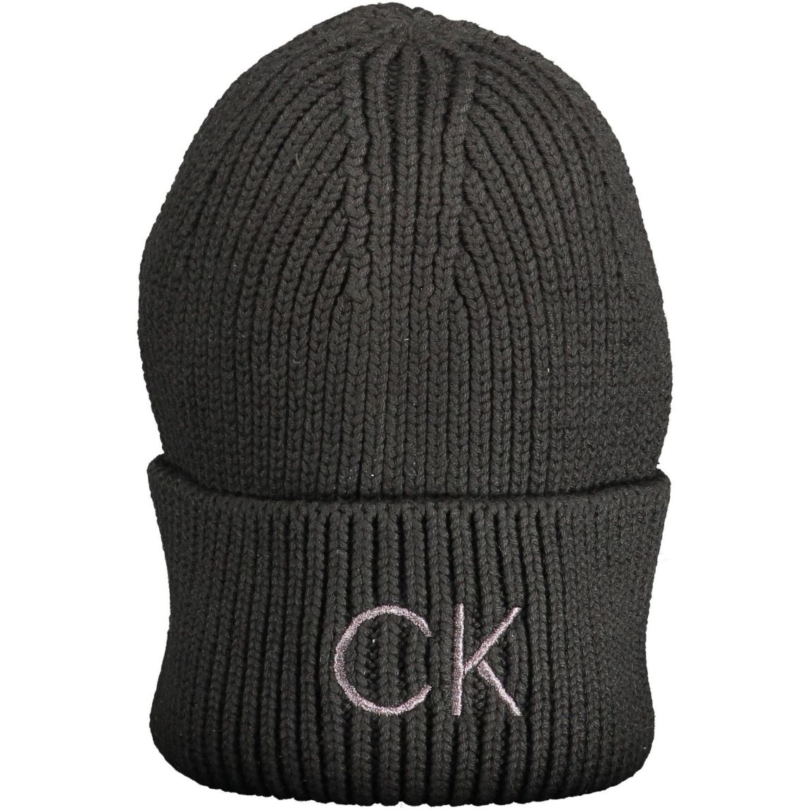 Rib Knit Beanie K40K407256 Wo - Black Hats main product photo