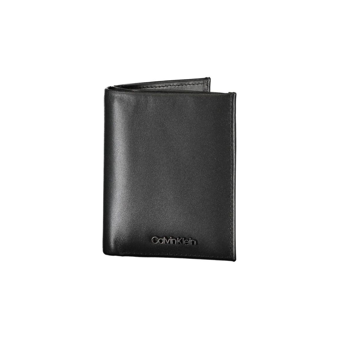 Leather Bifold Wallet K50K504036 - Black main product photo
