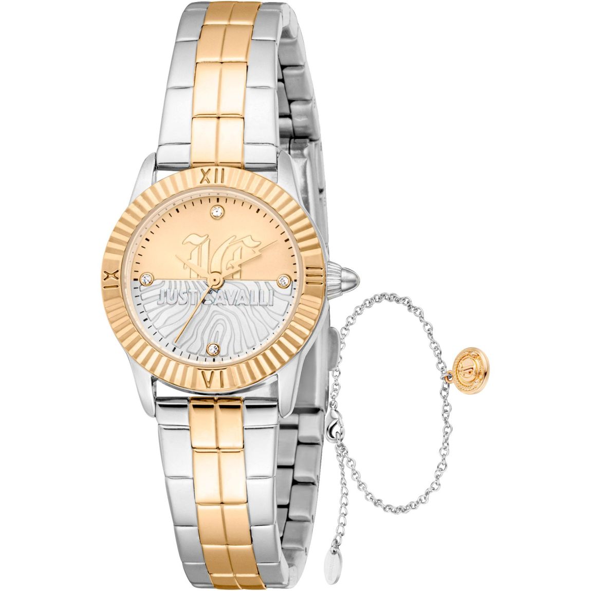 Stainless Steel Analog Quartz Watch with Deployante Fastening Wo - main product photo