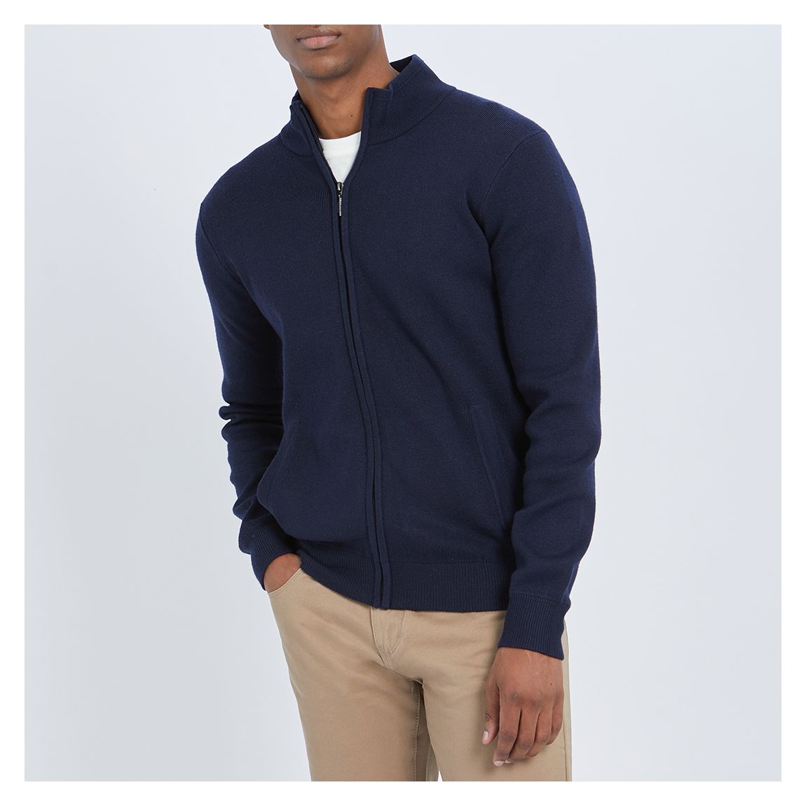 Navy Full Zip Jumper main product photo