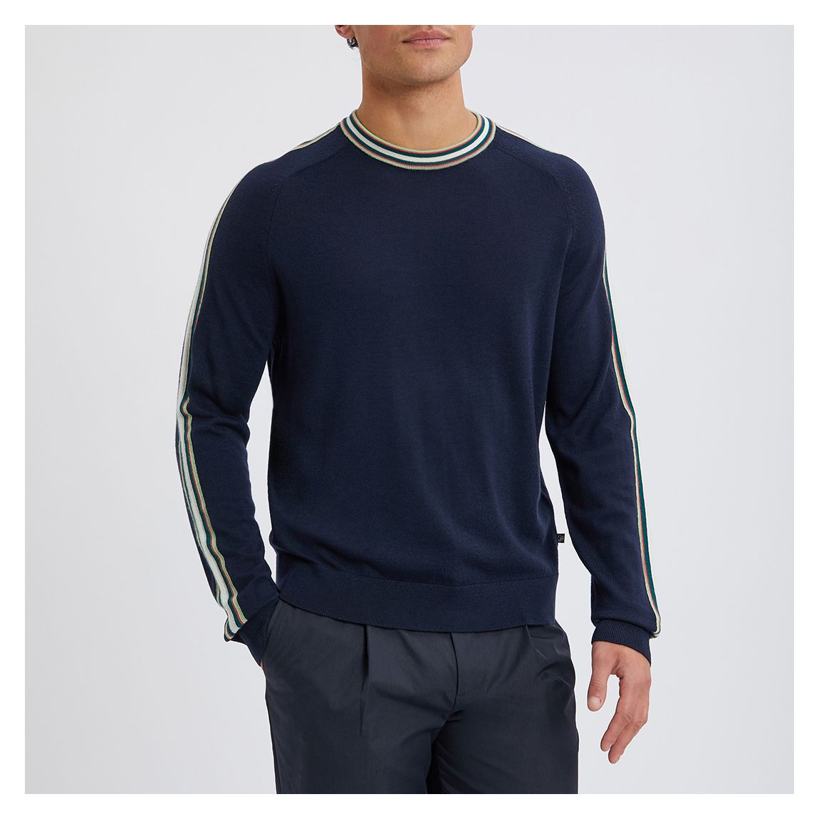 Navy Cartaa Crew Neck Jumper main product photo