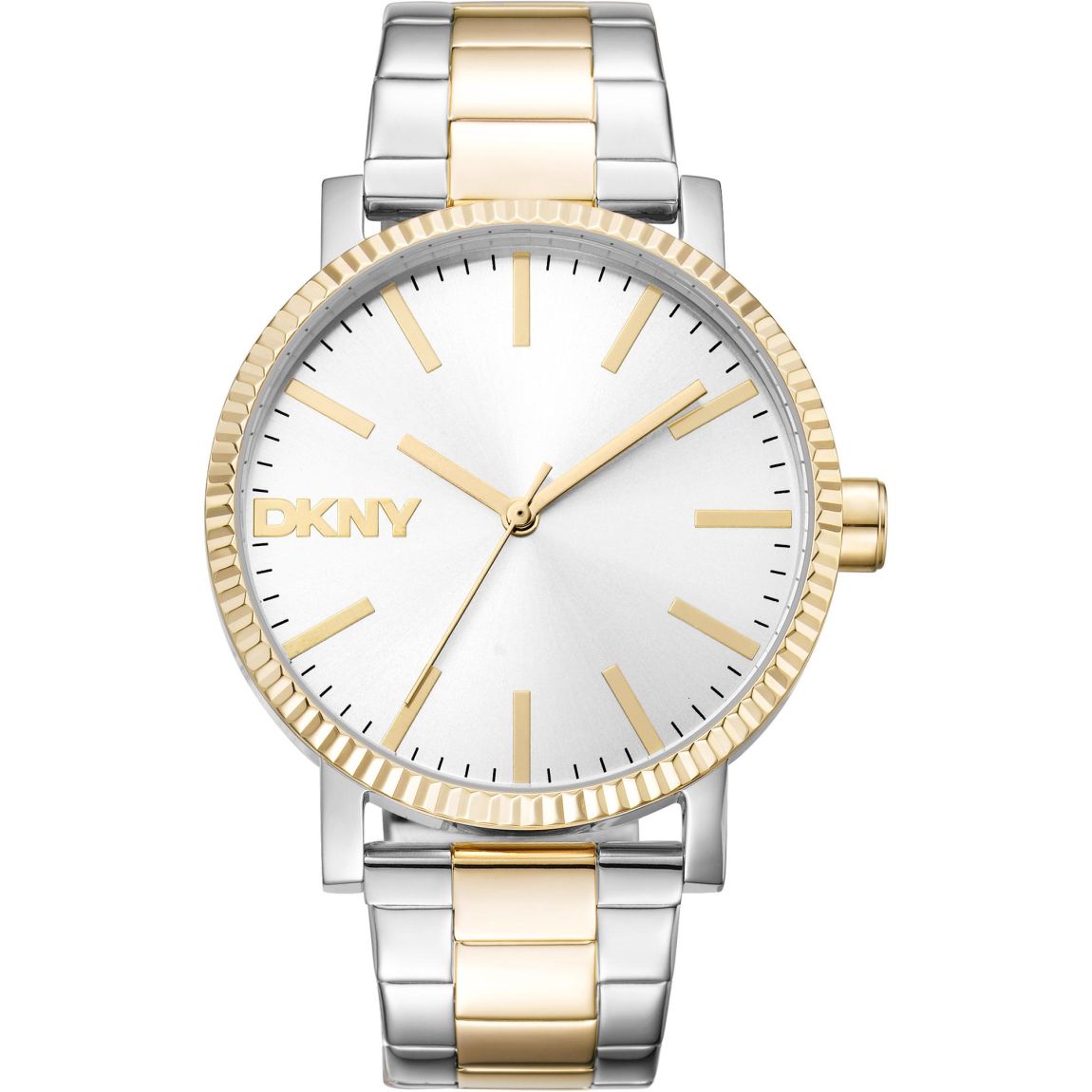 NY8578 TwoTone Stainless Steel Watch Wo - Grey Watches main product photo