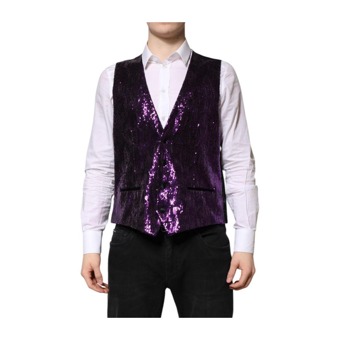 Sequin Vest Party Formalwear - Purple main product photo