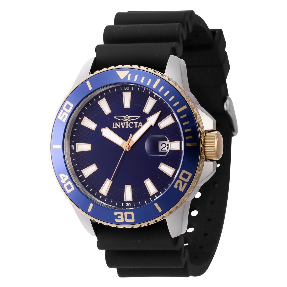Pro Diver Blue Silicone Strap Watch - Black Watches main product photo
