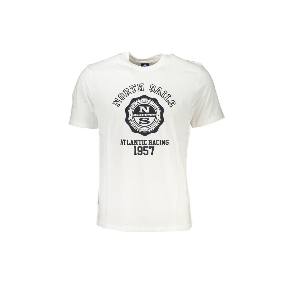 Crew Neck Short Sleeve TShirt - White T-Shirts main product photo