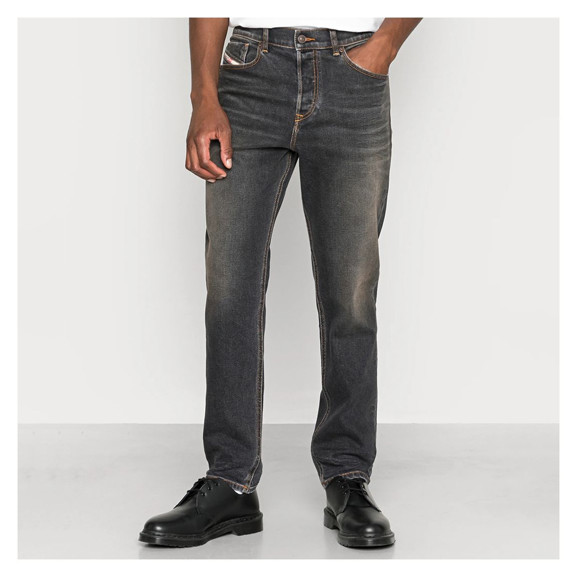 Washed Black 2005 D-Fining Straight Stretch Jeans main product photo