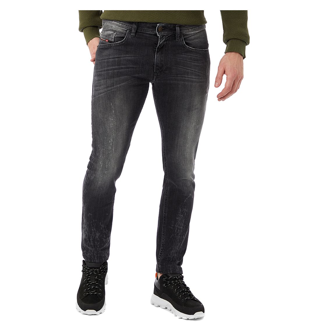 Black Wash Thommer-X Slim Stretch Jeans main product photo