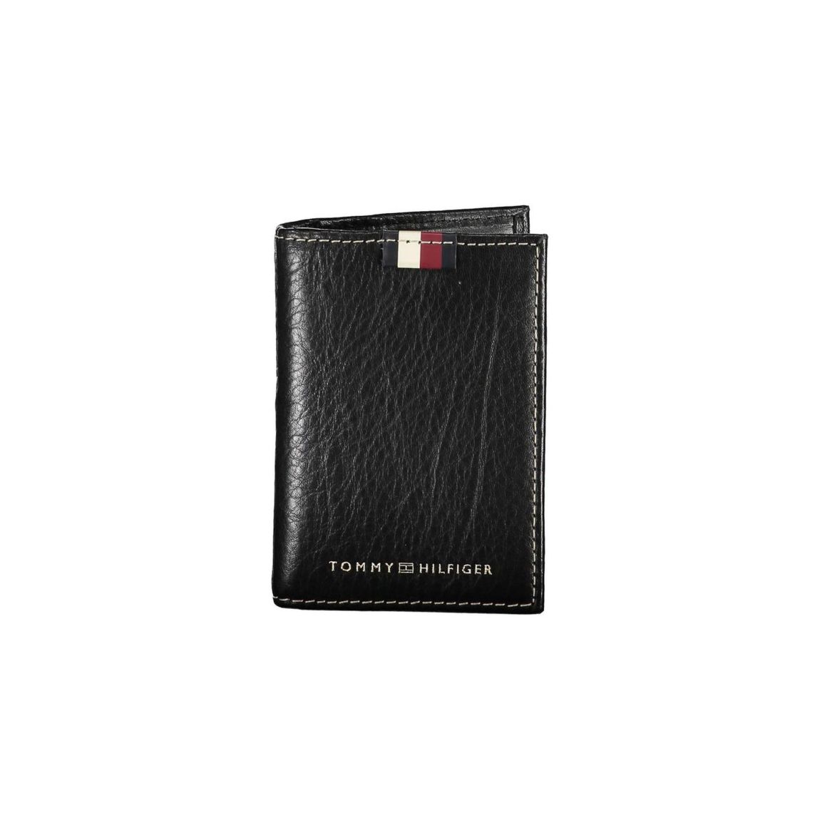 Leather Bifold Wallet Classic Design - Black main product photo