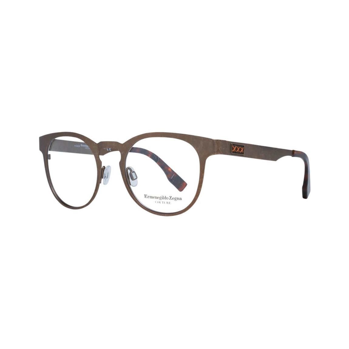 Round Metal Eyeglasses - Bronze Frames For main product photo