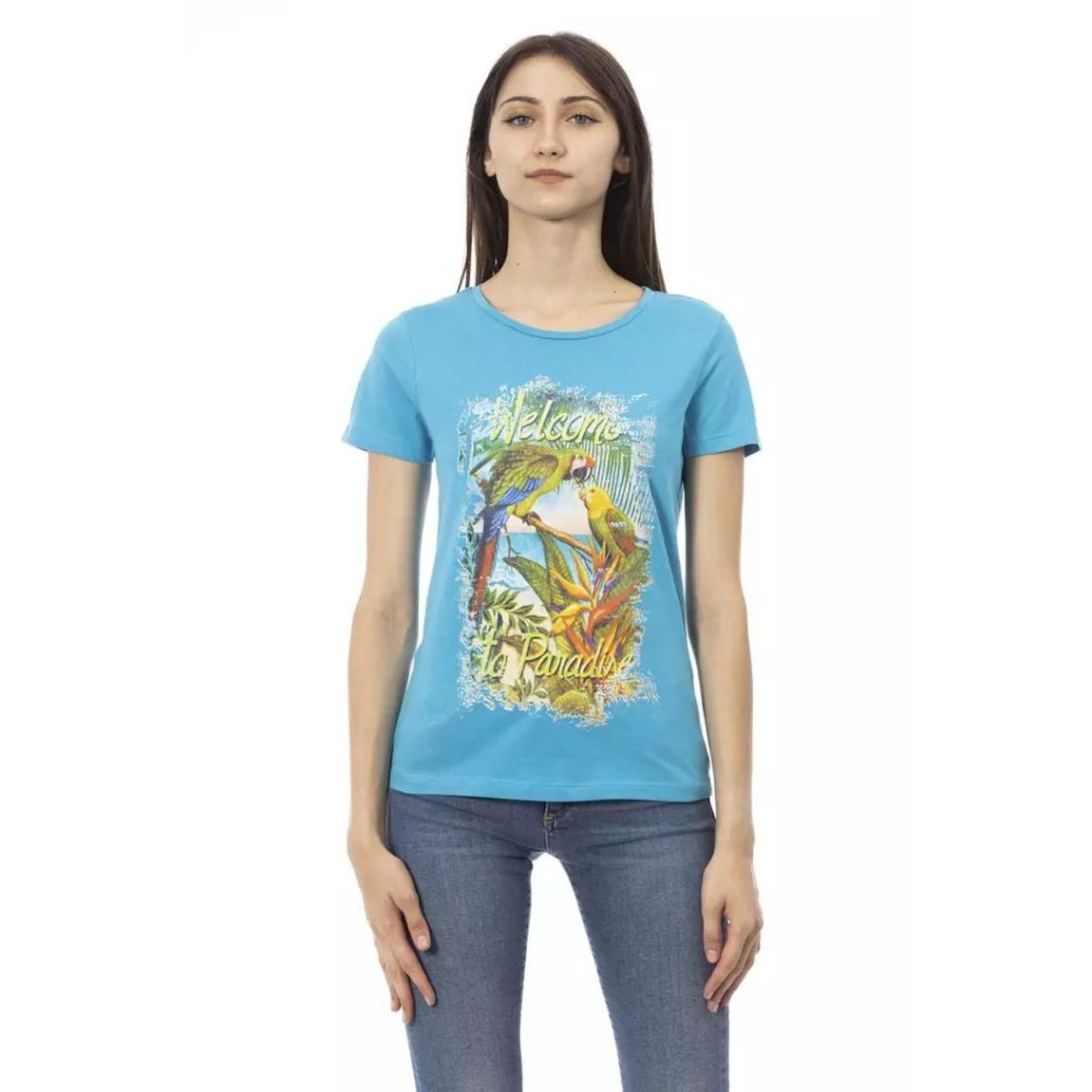 Parrot TShirt Casual Style Wo - Light Blue T-Shirts main product photo