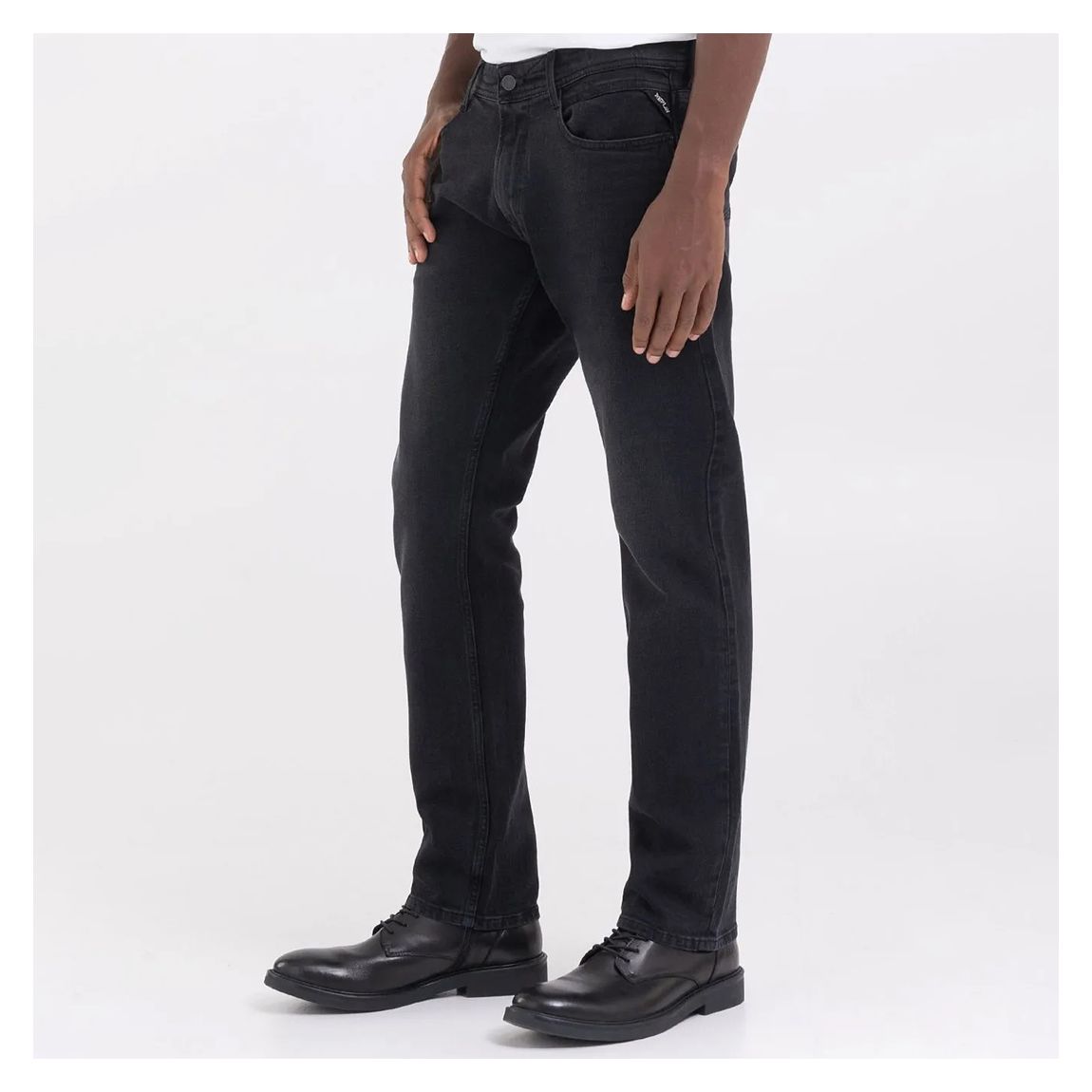 Black Rocco Comfort Stretch Jeans main product photo