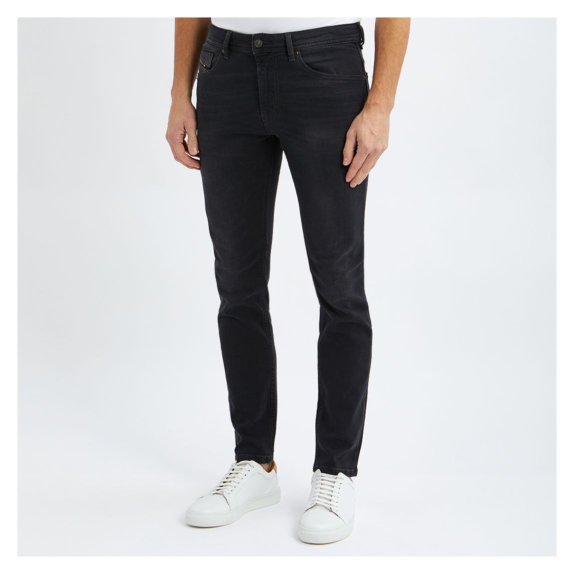 Black Thommer-R Slim Stretch Jeans main product photo