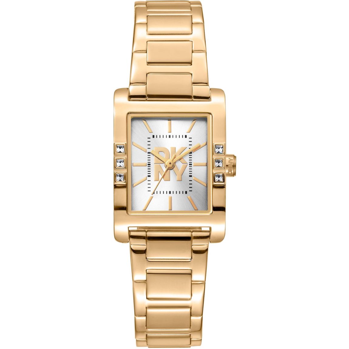 NY8267 Square Watch Crystal Accents Wo - Yellow Watches main product photo