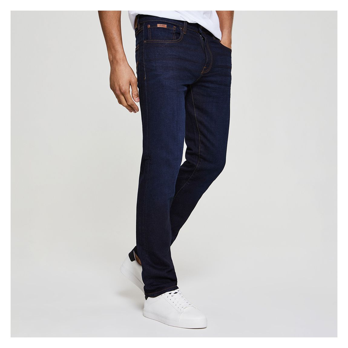 Dark Blue Slim Stretch Jeans main product photo