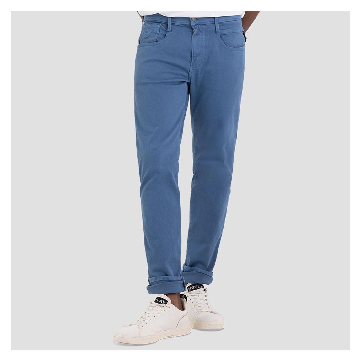 Blue Anbass Hyperflex Xlite Stretch Jeans main product photo