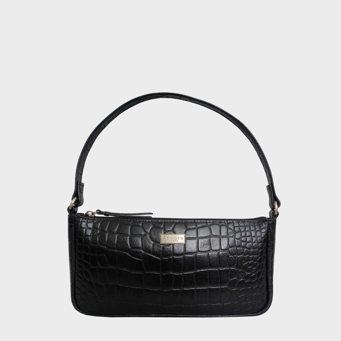 ZERA' Real Leather Baguette Shoulder Bag main product photo