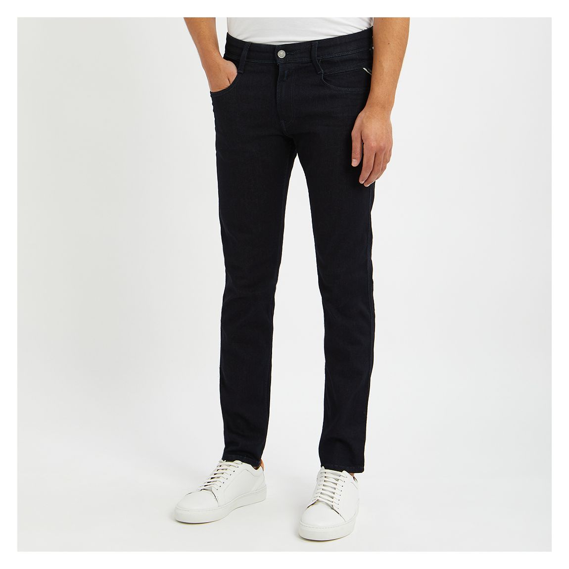 Dark Denim Anbass Slim Stretch Jeans main product photo