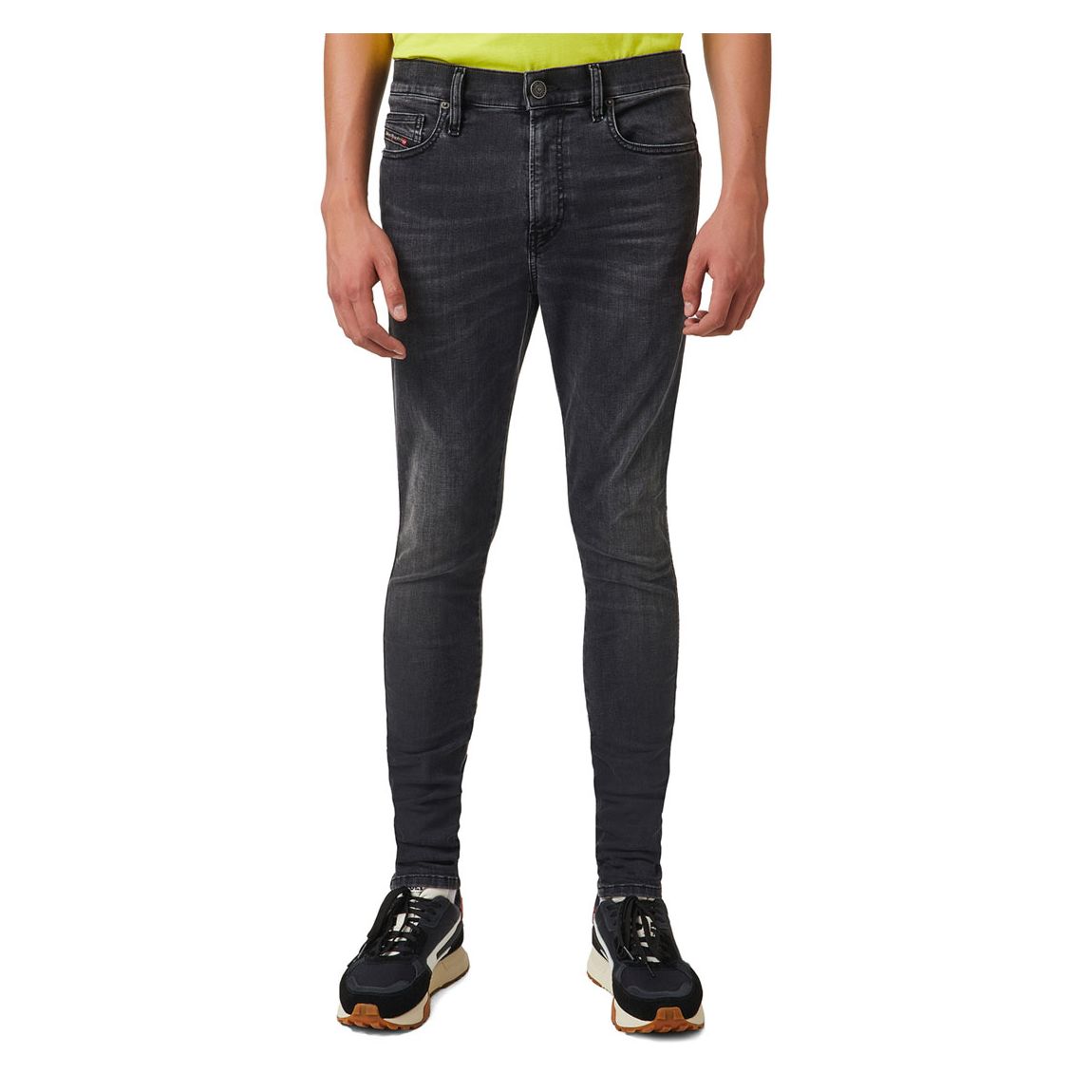 Washed Black D-Istort Skinny Stretch Jeans main product photo