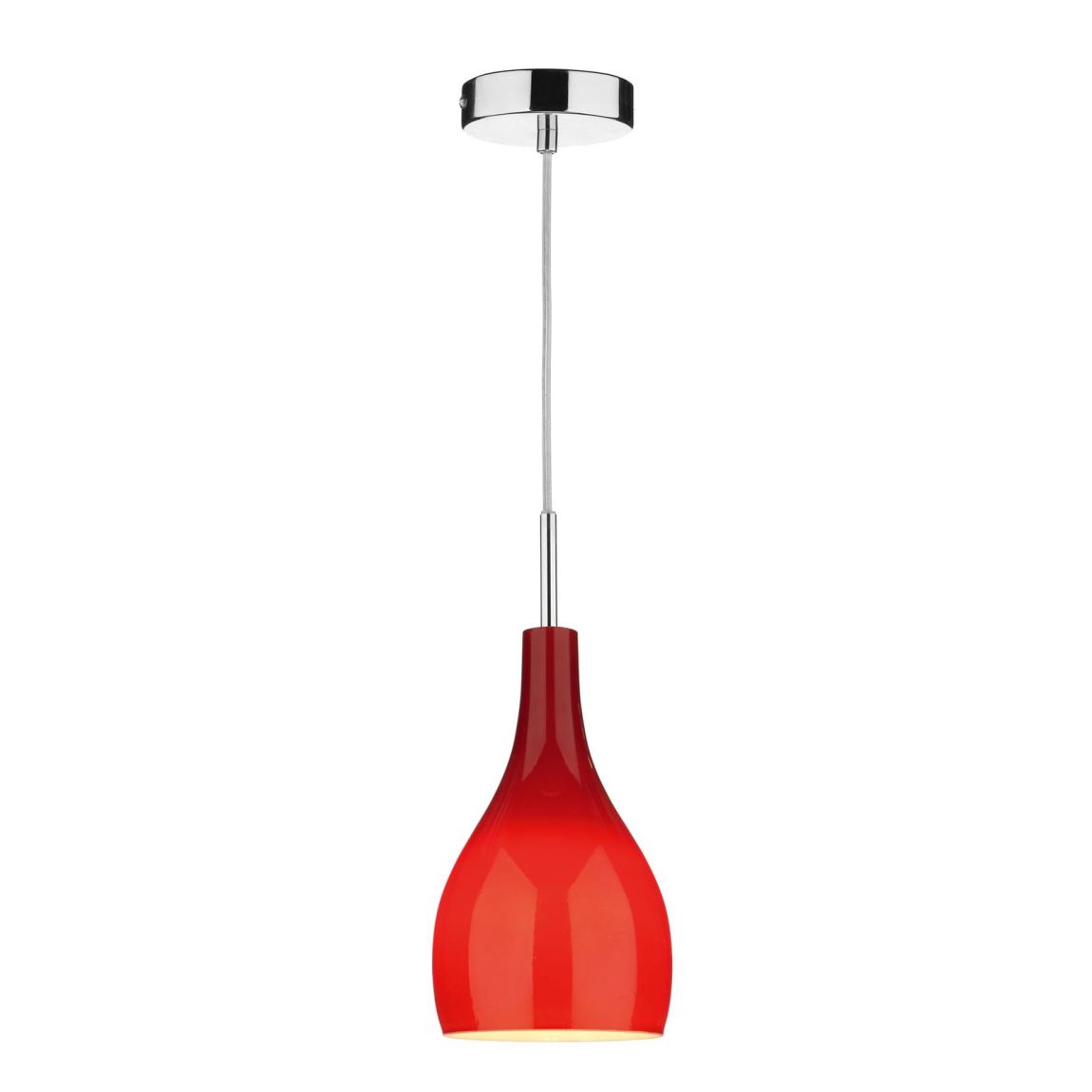 Soho 1 Light Pendant Red main product photo