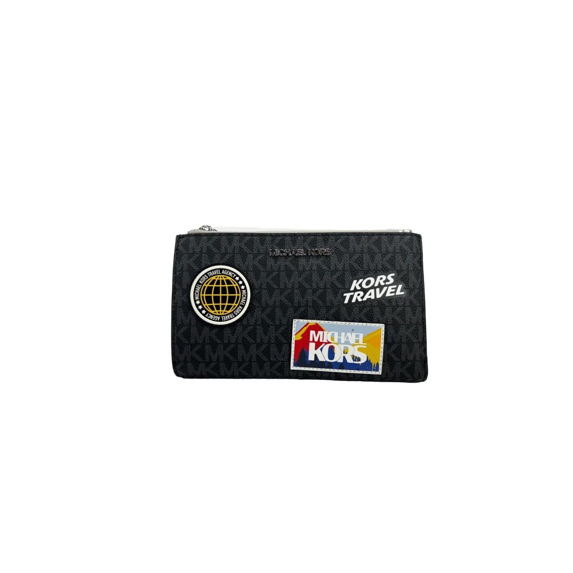 Travel Patchwork Wristlet Wo - Black Wallets main product photo