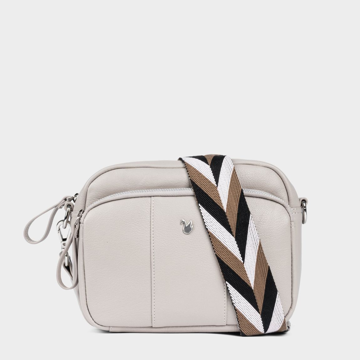 KEW' Soft Nappa Full Grain Real Leather Crossbody Bag main product photo