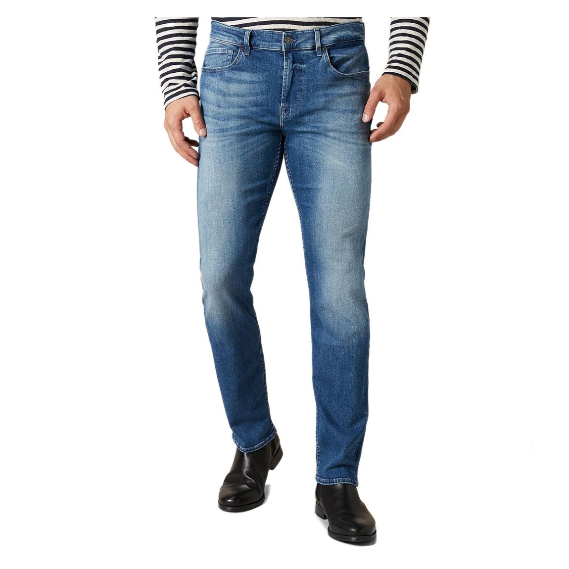 Blue Slimmy Comfort Stretch Jeans main product photo
