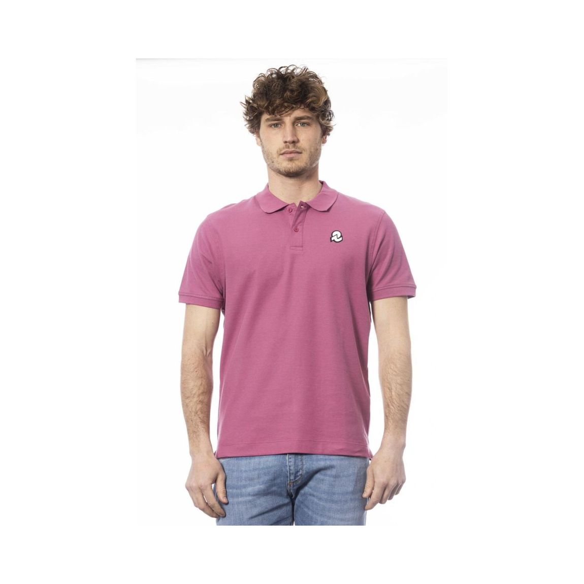 Short Sleeve Polo Shirt Classic Fit - Purple main product photo