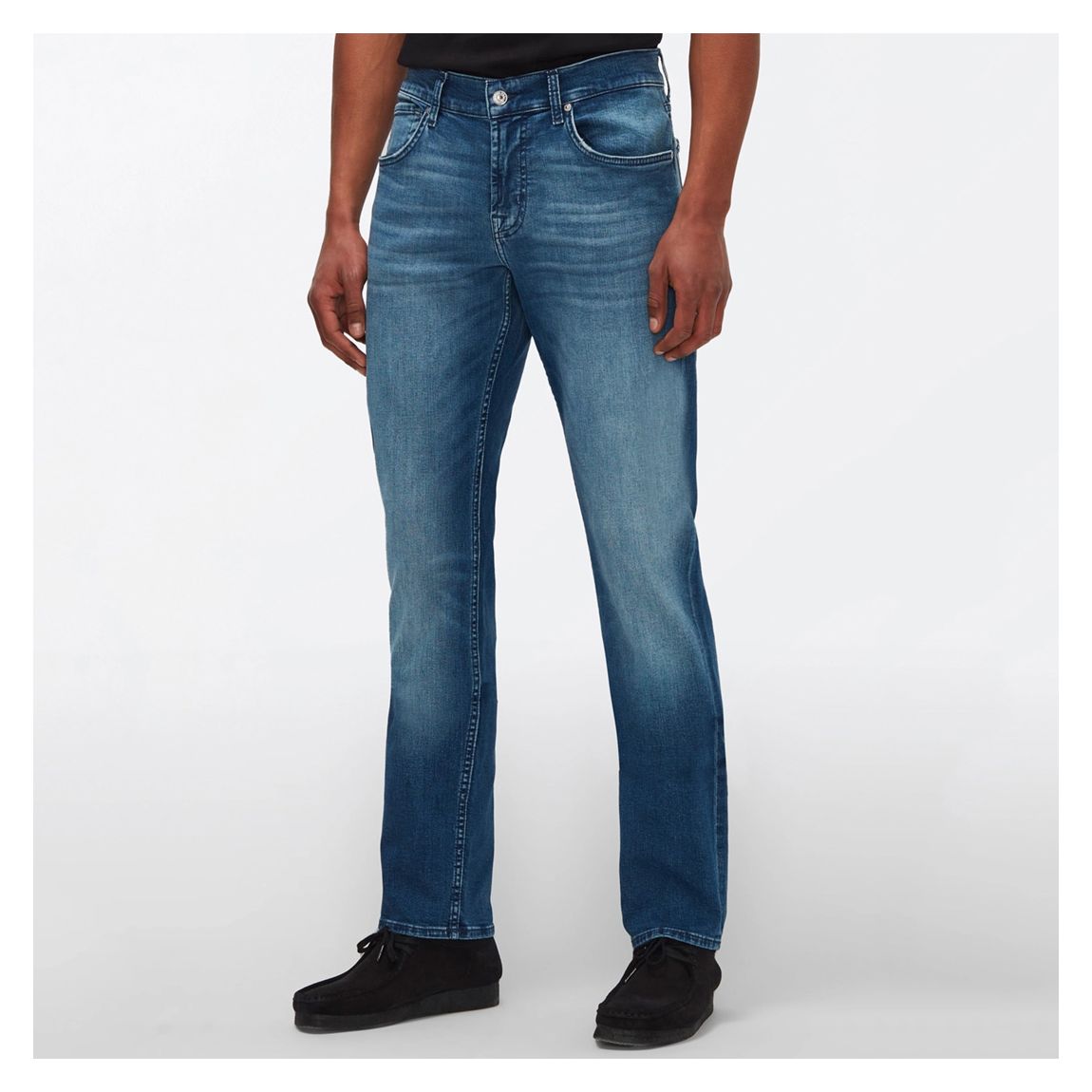 Blue Wash Slimmy Comfort Stretch Jeans main product photo