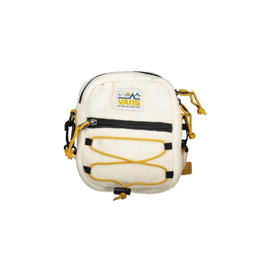 Fleece Crossbody Bag Mountain Edition - White Shoulder Bags main product photo