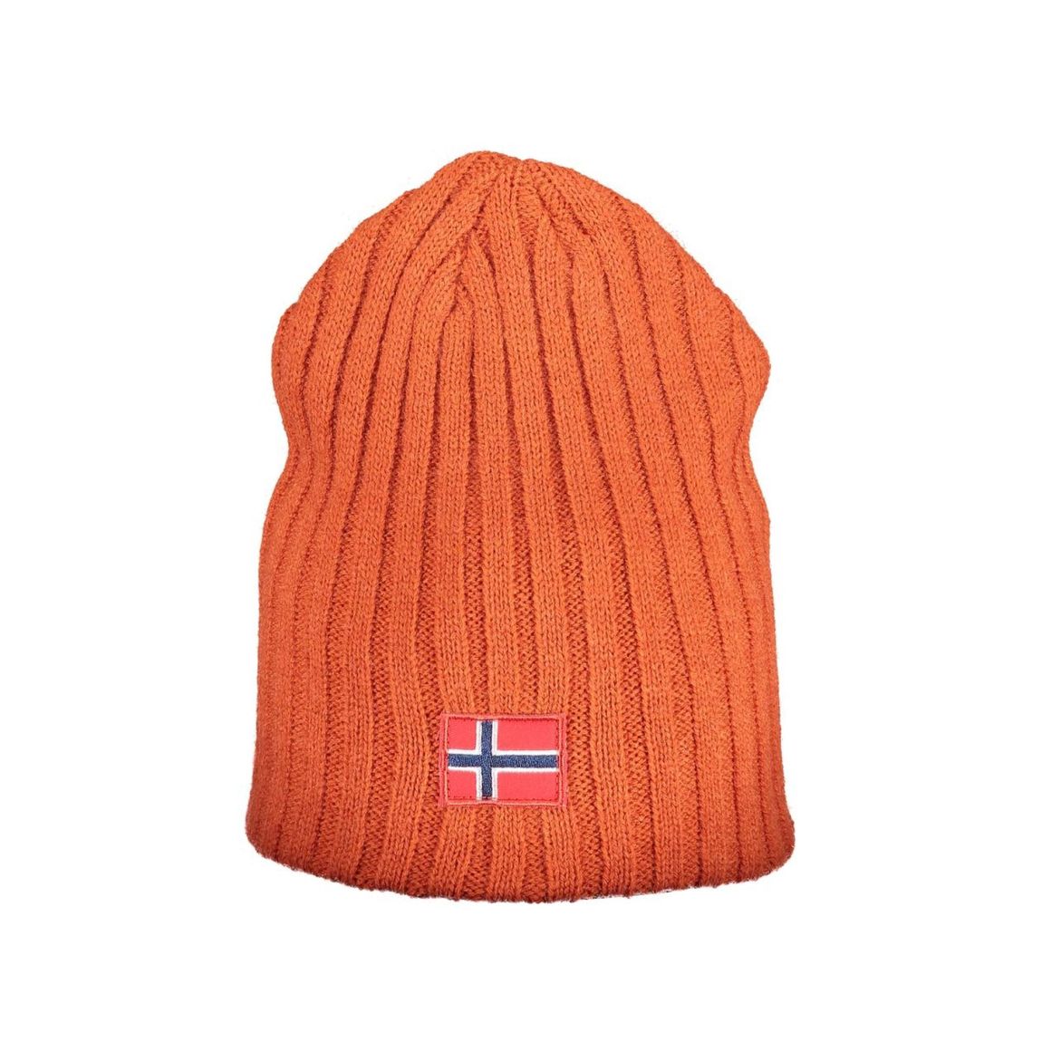 Rib Knit Beanie Unisex Style - Orange Hats main product photo