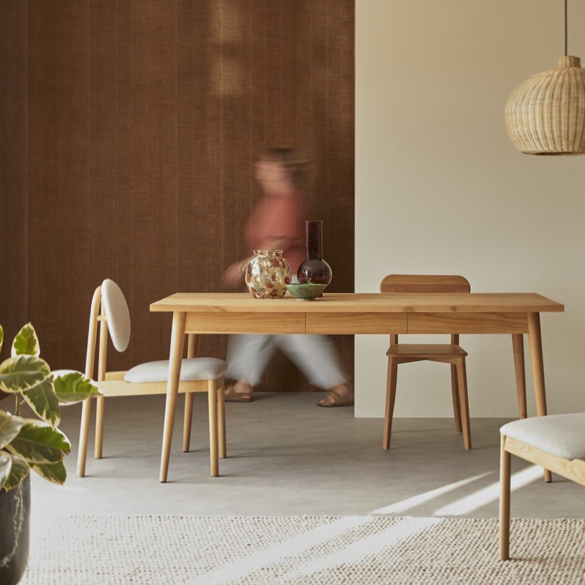 Jonàk - Jonàk Solid Teak Wood Dining Table 180x180 main product photo