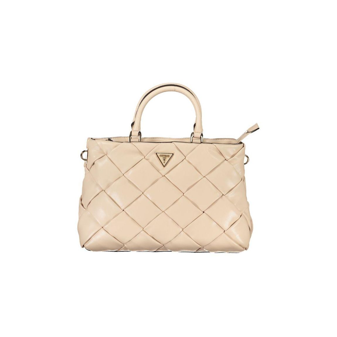 Rhea Woven Satchel Handbag Wo - Pink main product photo