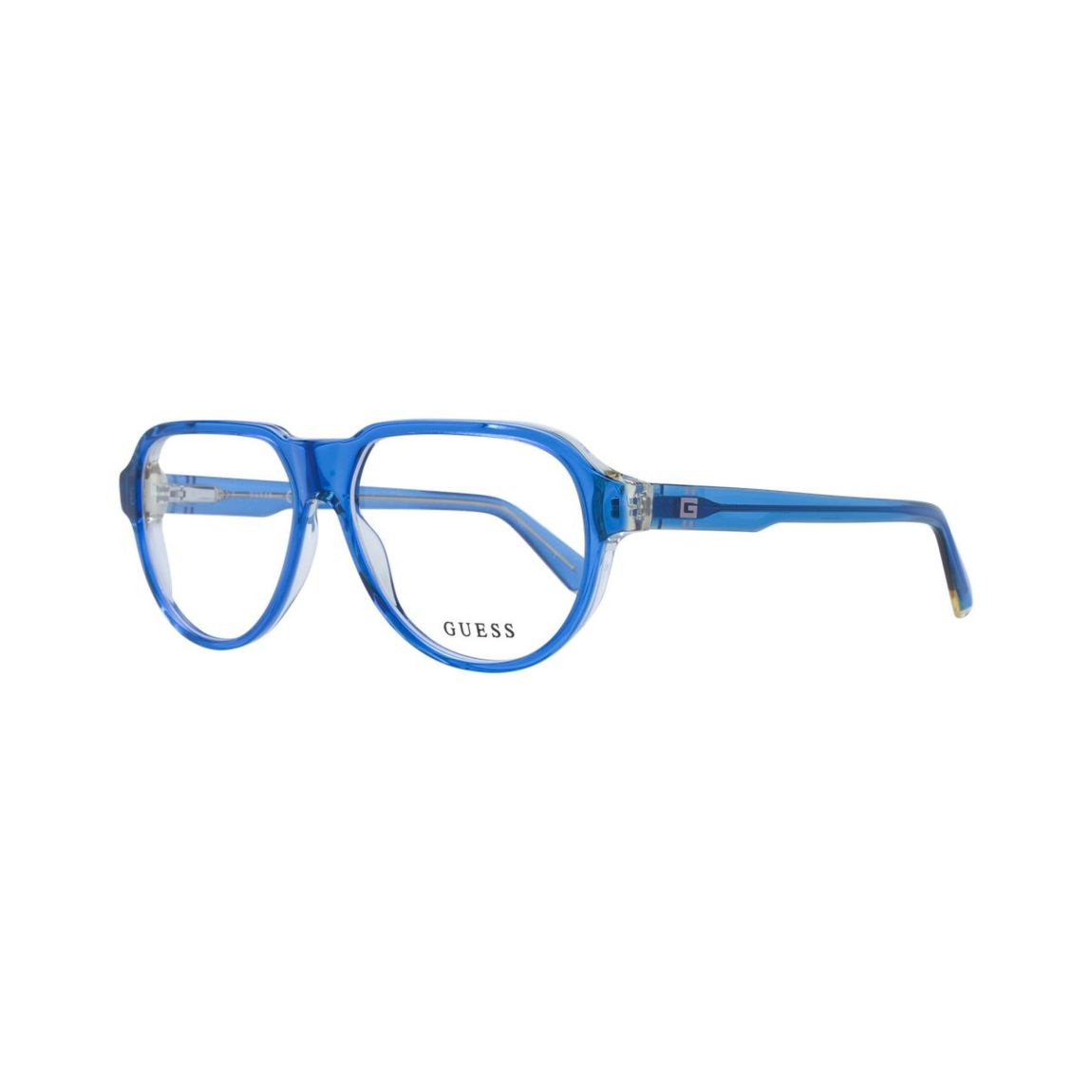 Aviator Eyeglass Frames - Blue Frames For main product photo
