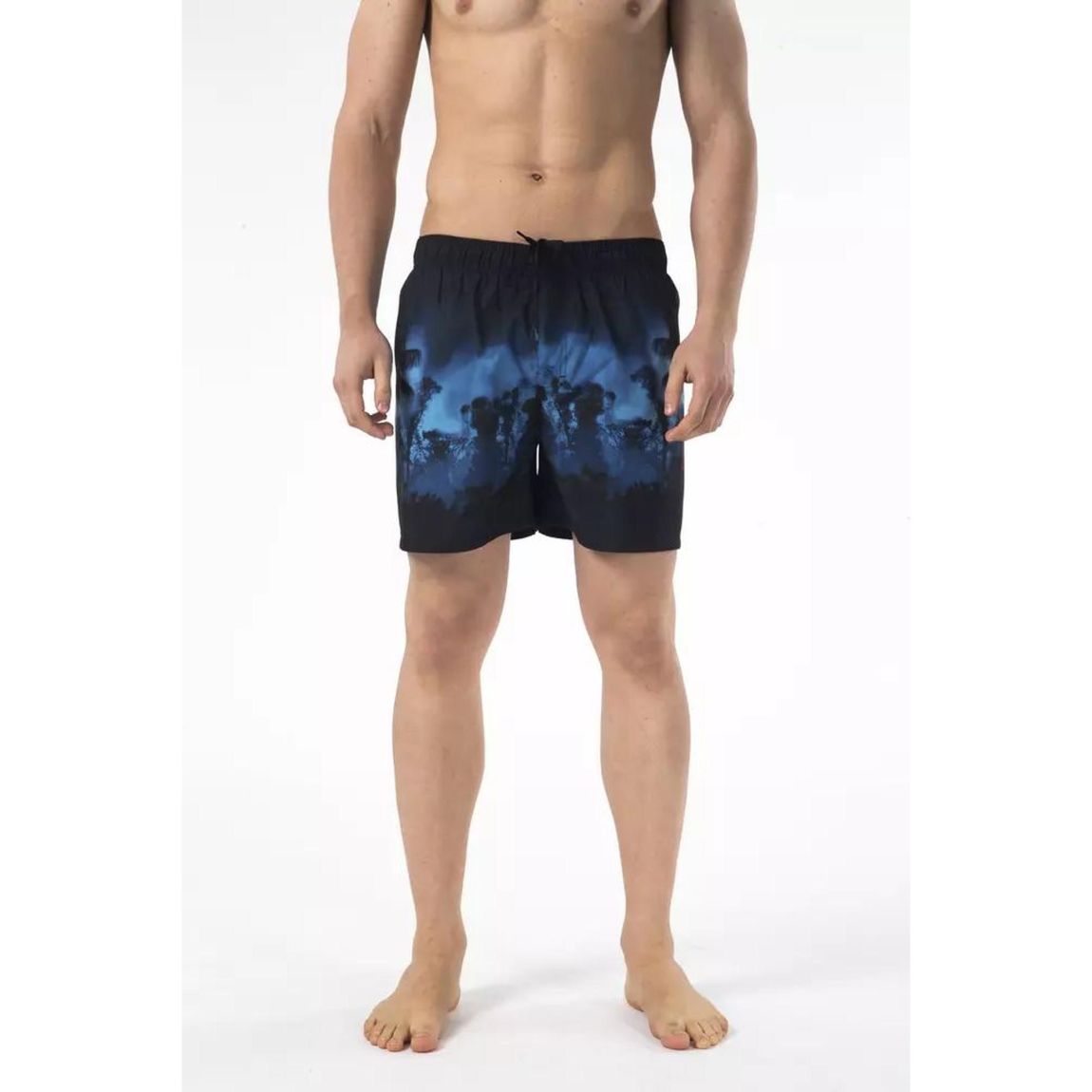 Swim Trunks AllOver Print - Black Swimwear main product photo