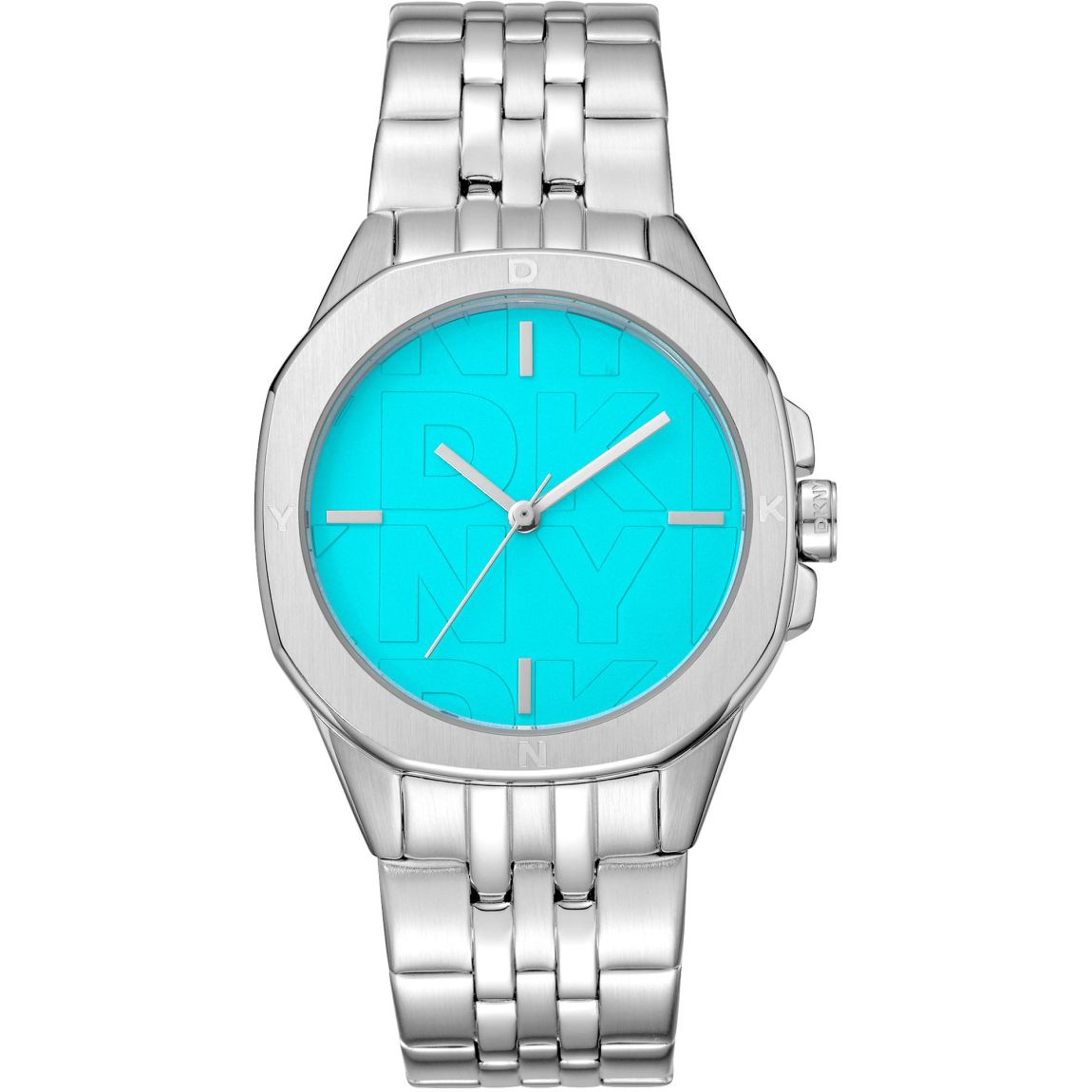 Stainless Steel Analog Quartz Watch with Logo Dial and Deployante main product photo
