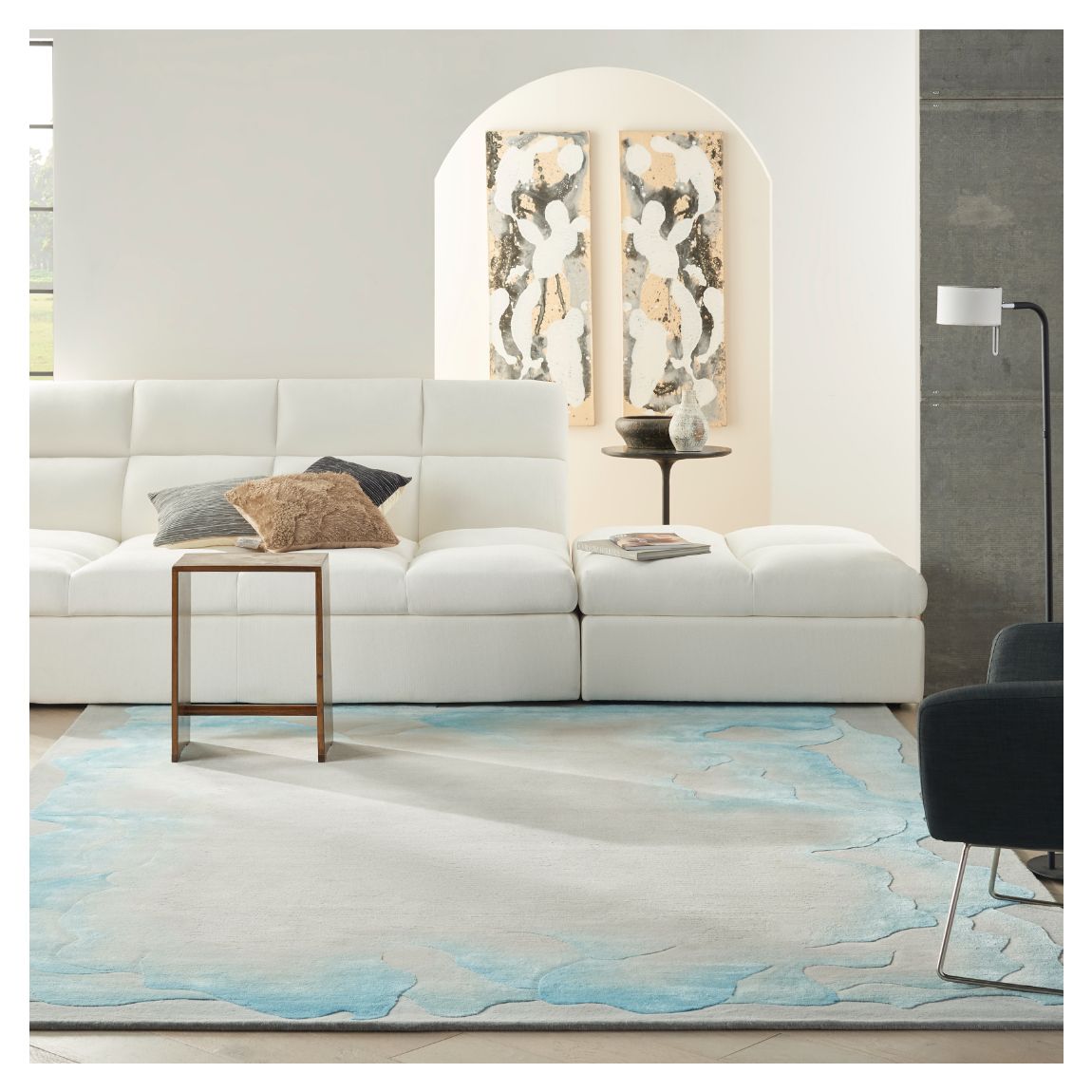 Prismatic - Sea Mist Blue - 175cm x 114cm main product photo