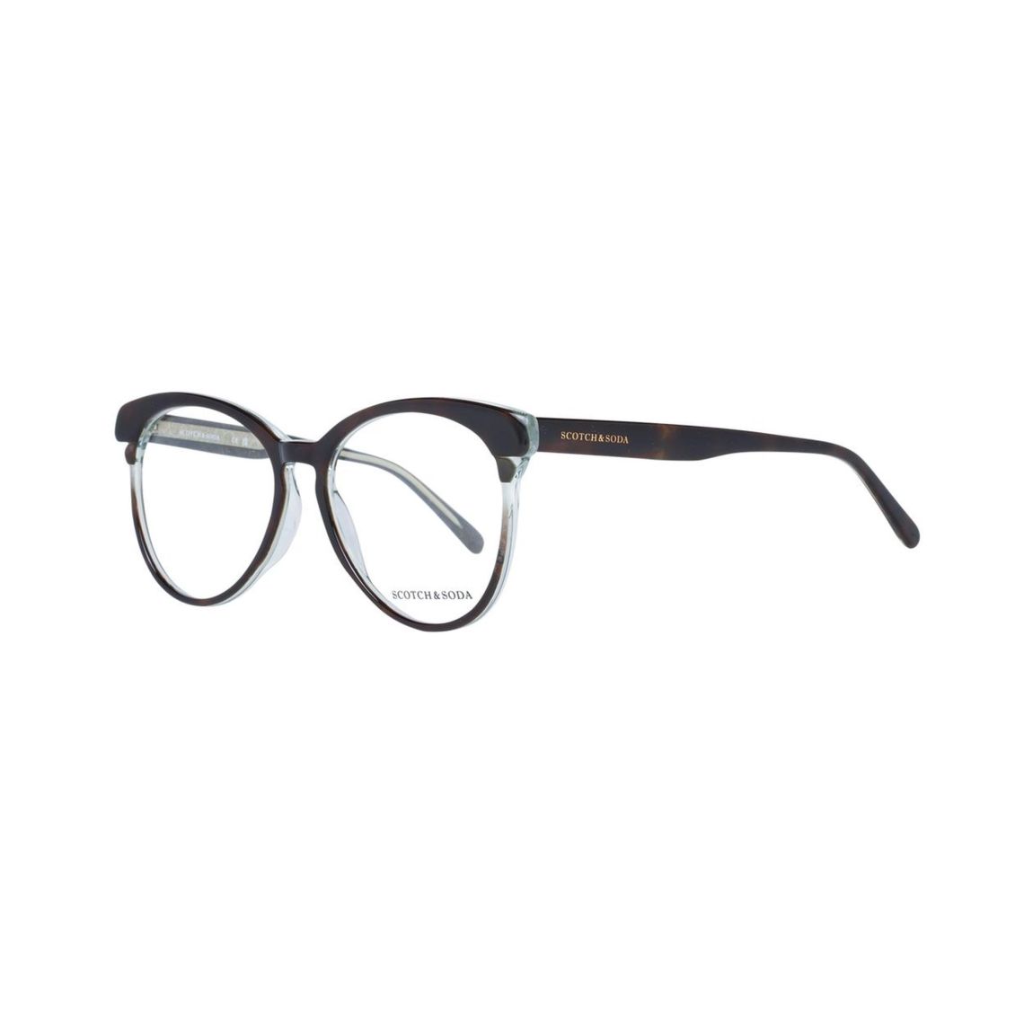 Round Eyeglasses SS1045728 Wo - Brown Frames main product photo