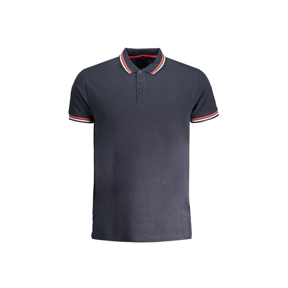 Polo Shirt Tipped Collar Short Sleeves - Blue Polos main product photo