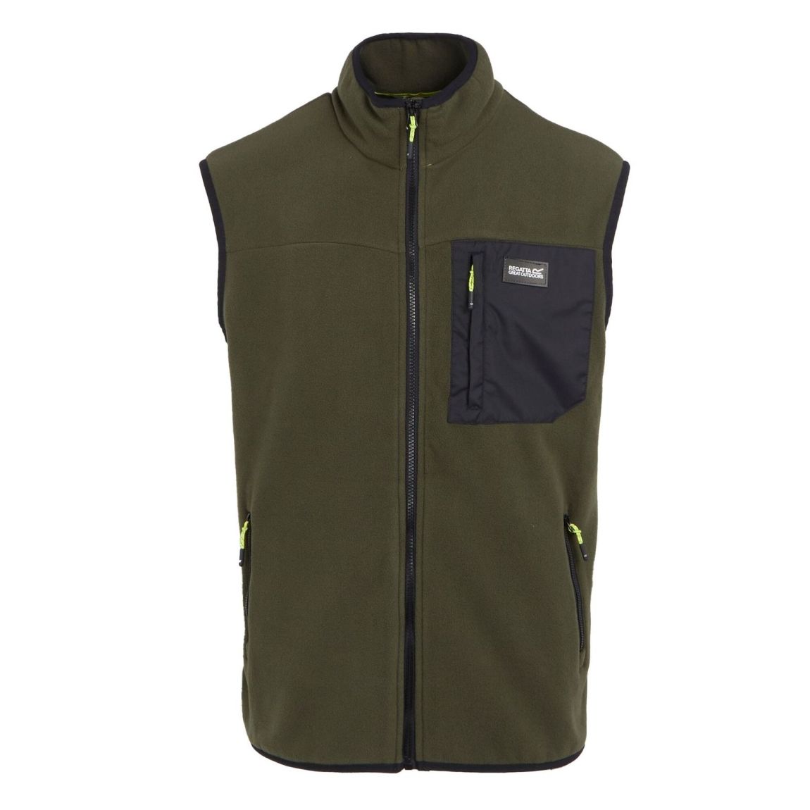 Gilet Frankie Polyester Dark Khaki main product photo