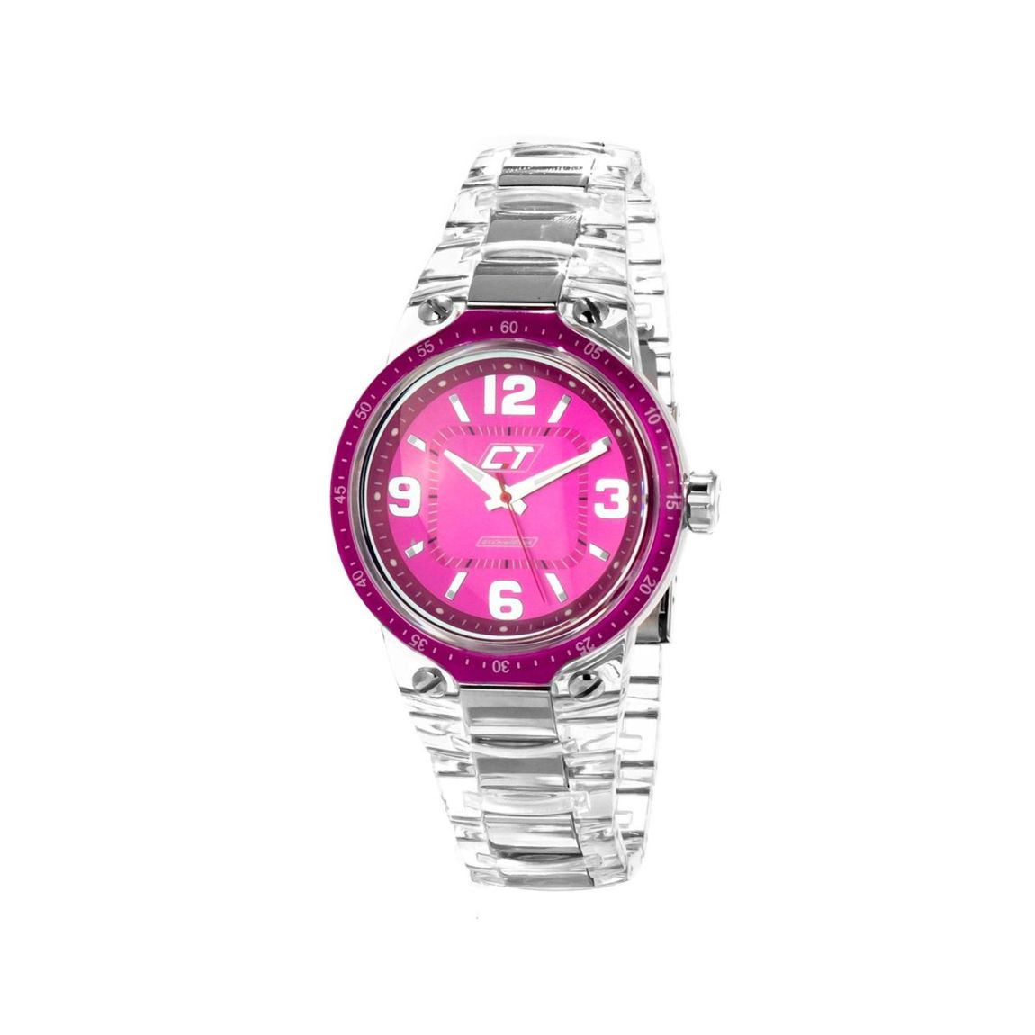 Chronotech CHCC7043M08AC Pink Watch Unisex - Transparent Unisex main product photo