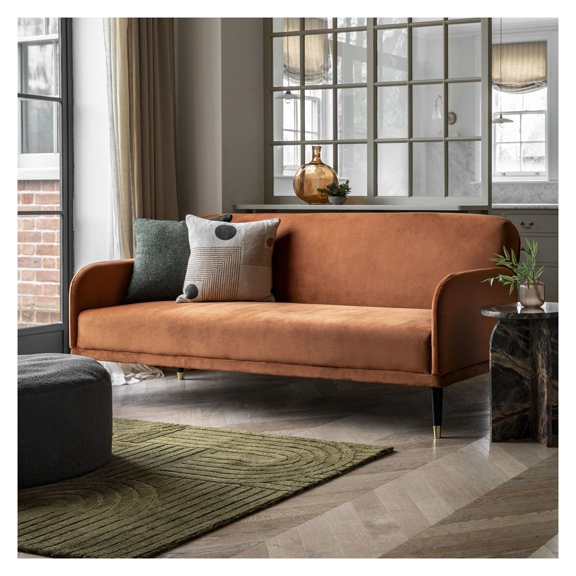 Keresley Sofa Bed, Rust main product photo
