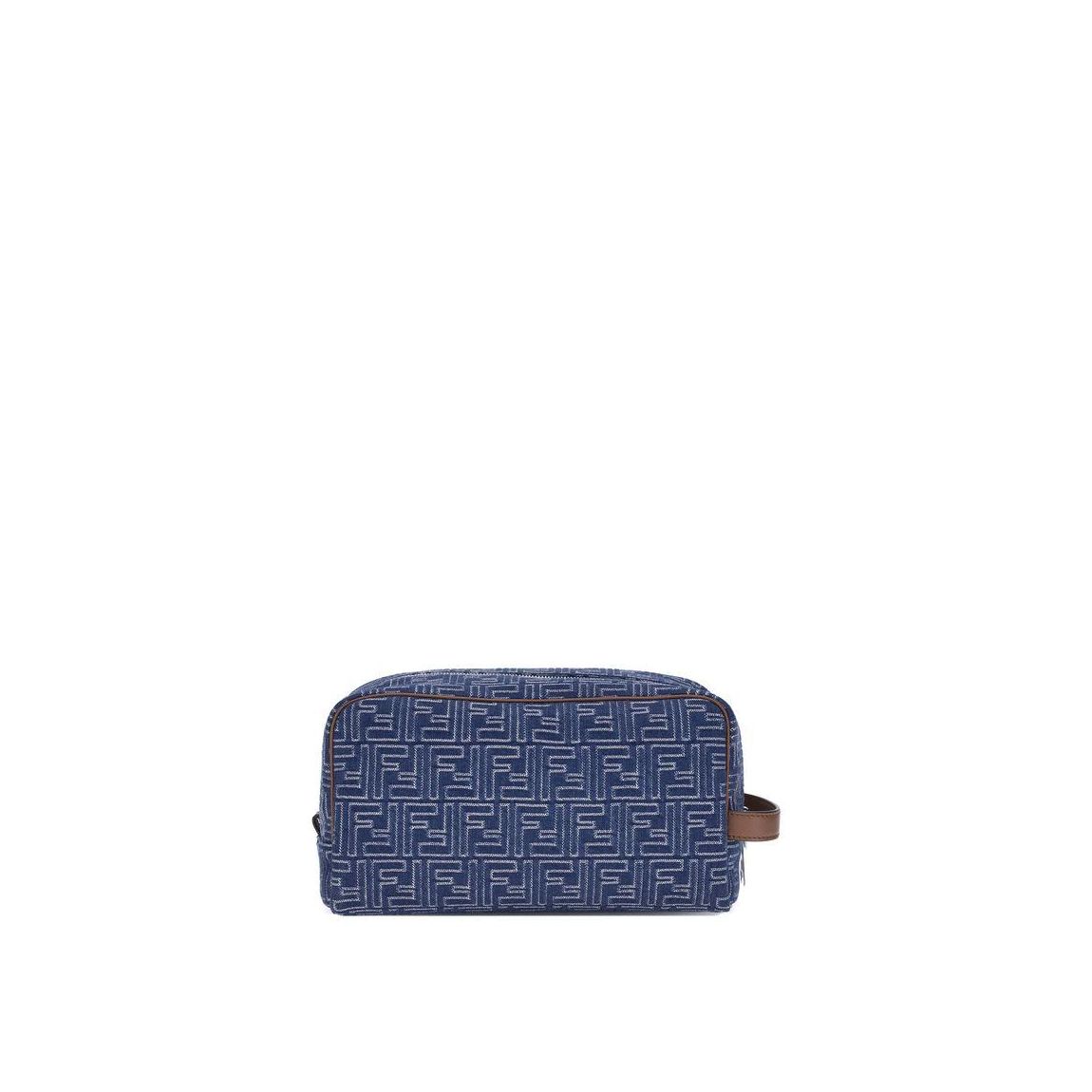FF Logo Cosmetic Pouch - Blue Miscellaneous main product photo