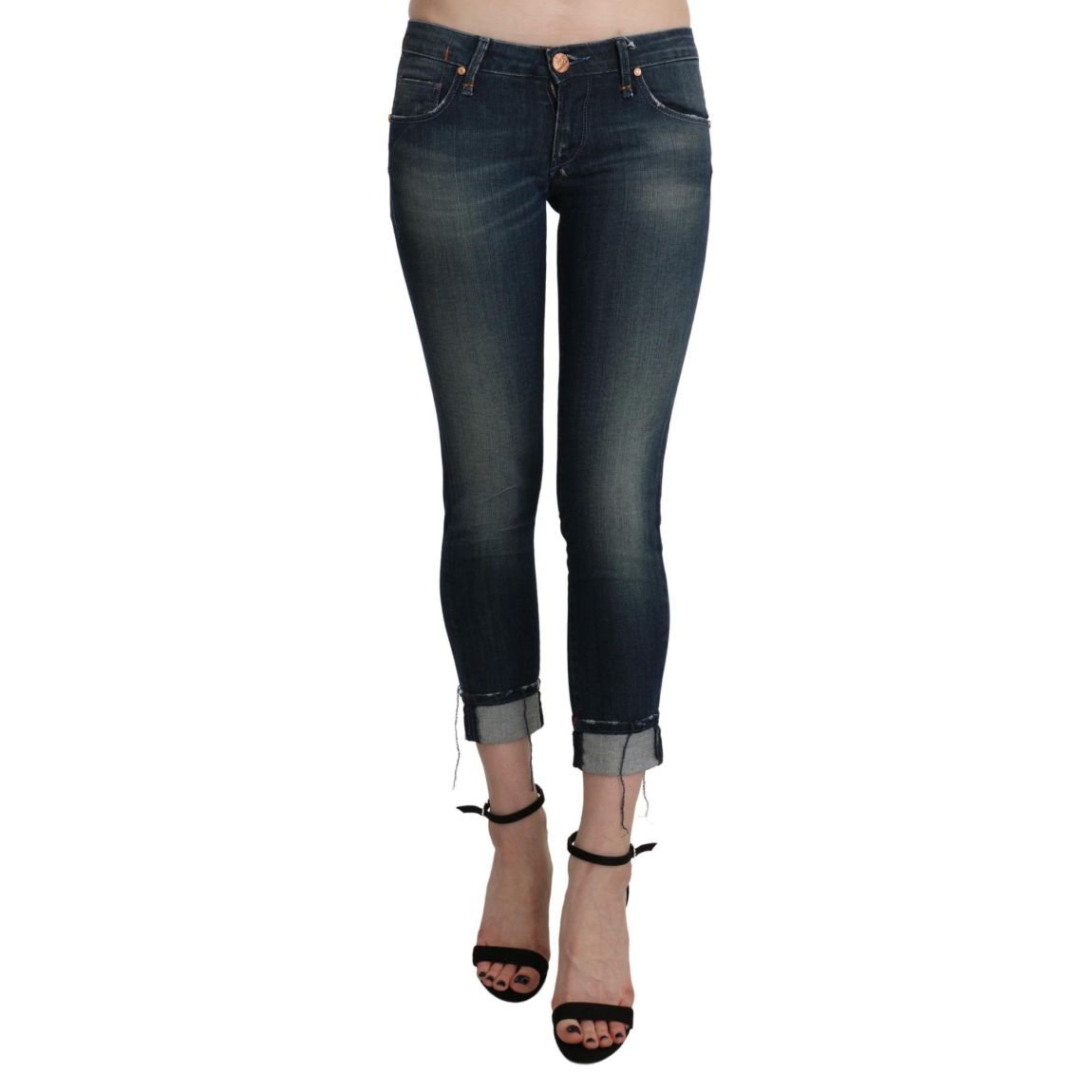 Cropped Jeans PAN71221 Wo - Blue Jeans main product photo