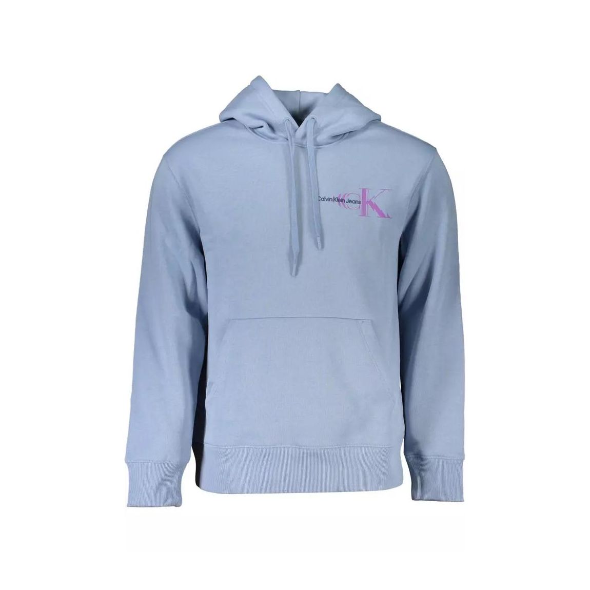 CKJ Logo Hoodie Relaxed Fit - Light Blue Sweaters main product photo