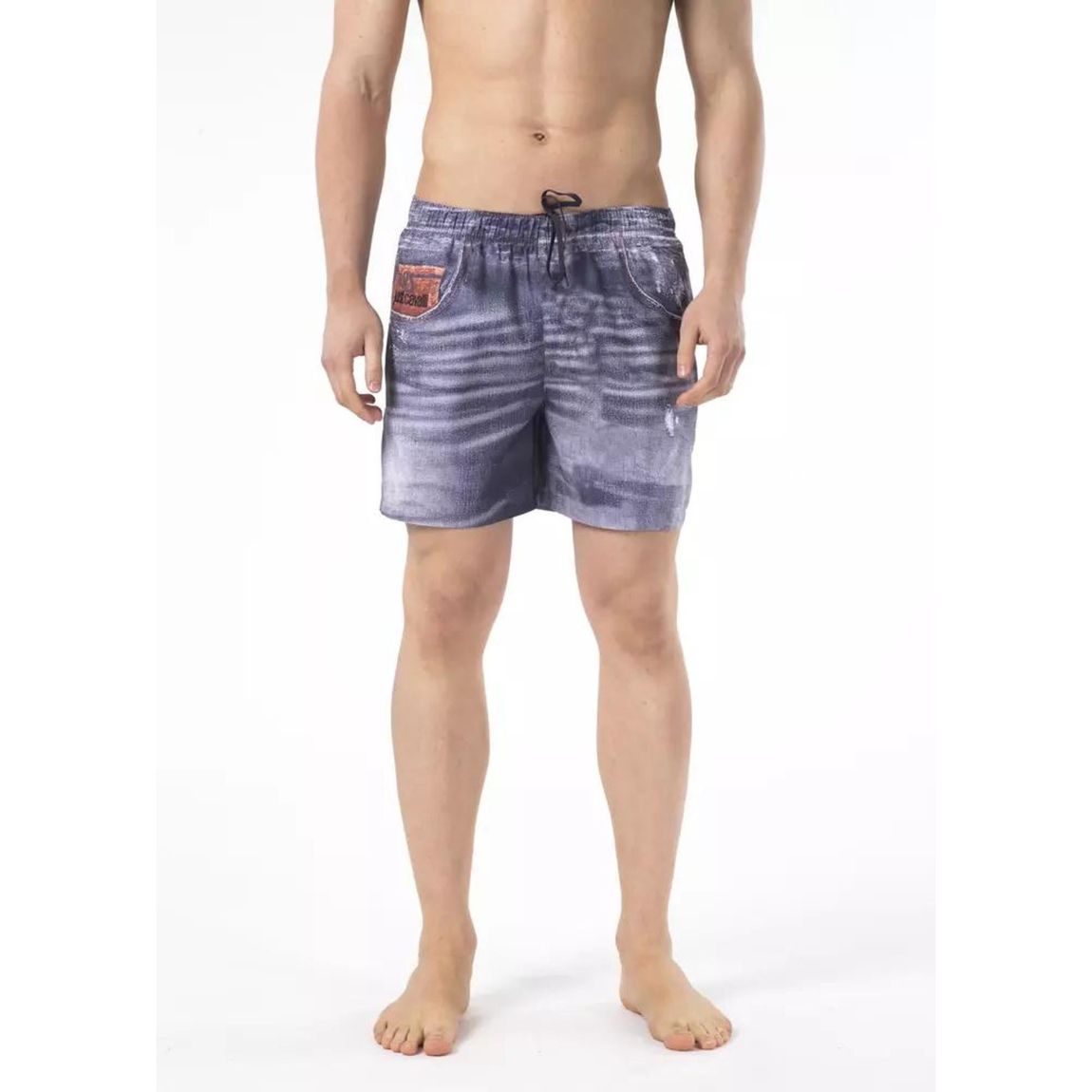 DenimPrint Swim Trunks JU22582 - Blue Swimwear main product photo