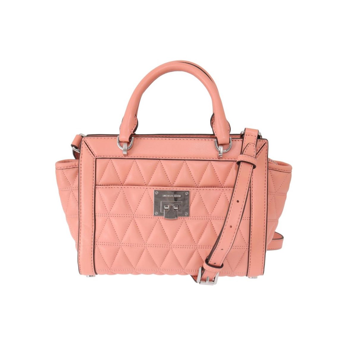Quilted satchel handbag Model 35T1G7TC1L Wo - Pink Crossbody Bags main product photo