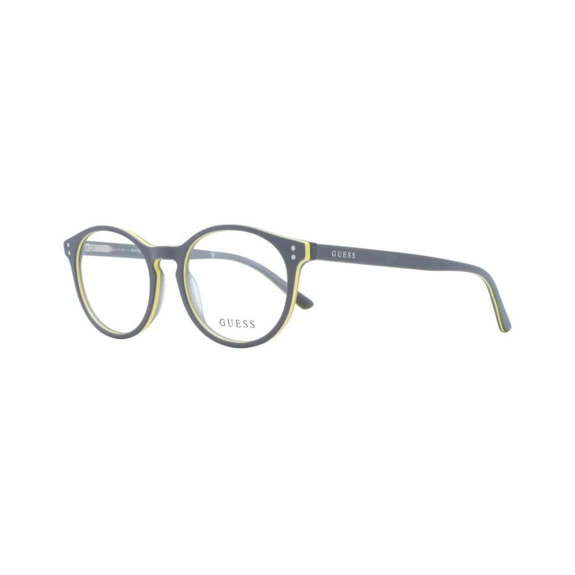 GU2842 Round Eyeglasses Frames Unisex - Gray main product photo