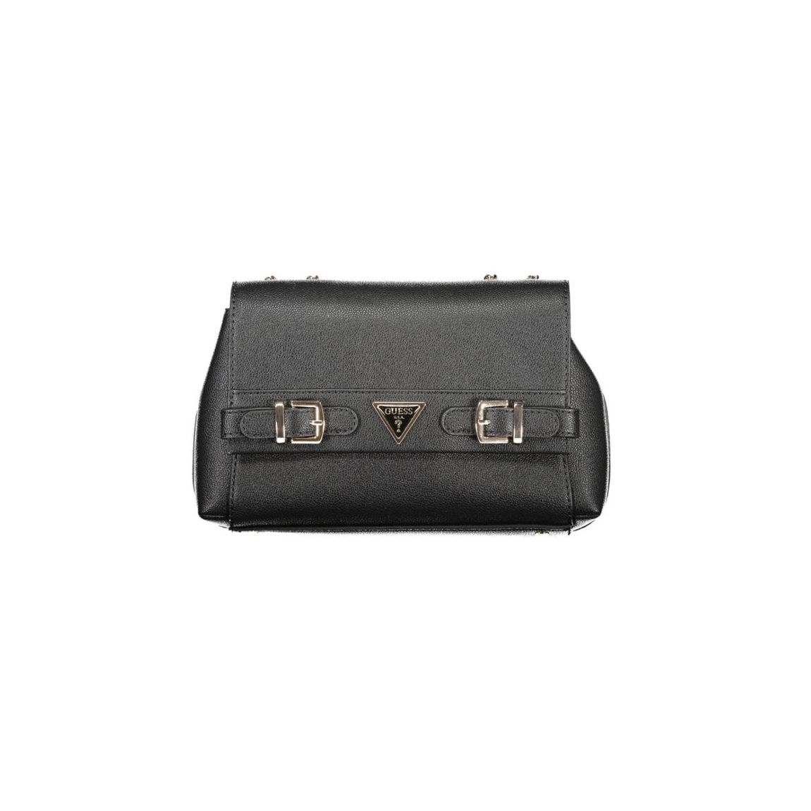 Double Buckle Crossbody Bag GU32578 Wo - Black Handbags main product photo
