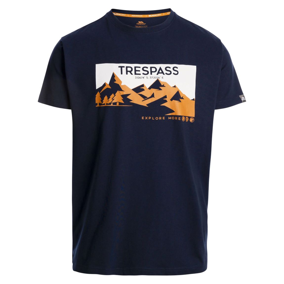 Mens Nottaway Printed T-Shirt Navy main product photo