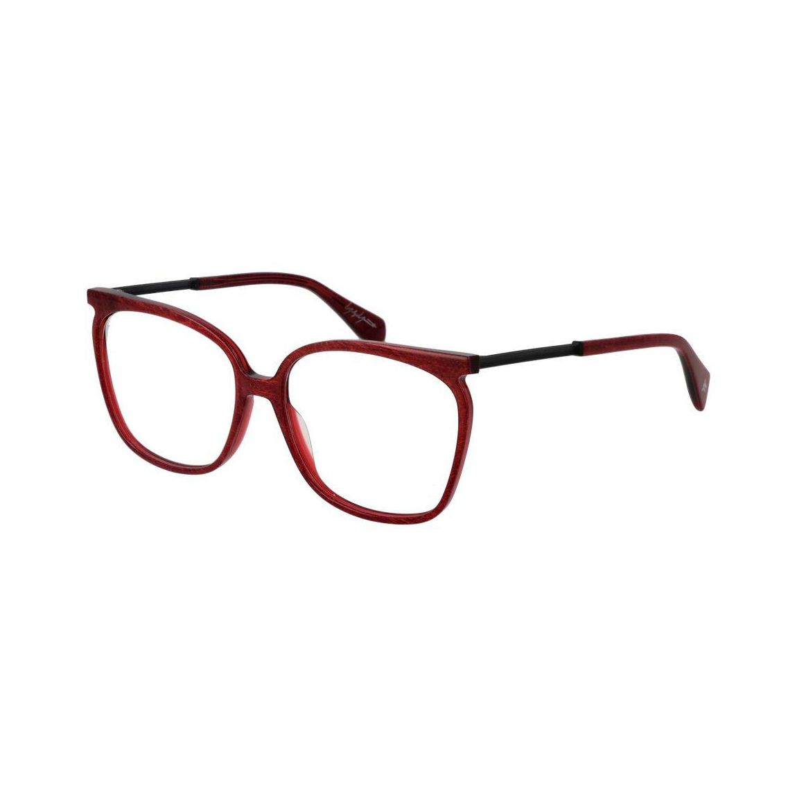Square Full-Rim Optical Frames with Demo Lenses Wo - Red main product photo